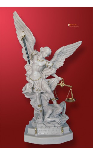 Statua San Michele Arcangelo Capodimonte 30cm